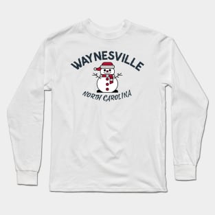 Waynesville, North Carolina Winter Long Sleeve T-Shirt